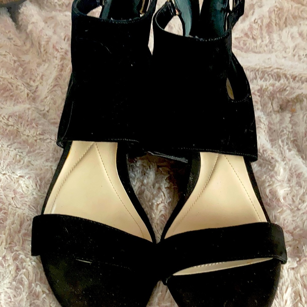Alfani black wedges
